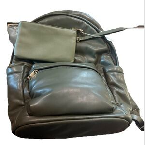 A New Day by Target GREEN Puff Dome Backpack Bag  18"